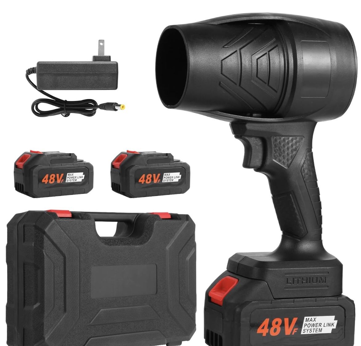 13000RPM Cordless Car Dryer & Turboglass Blower - Dual Batteries, Fast Charging, Lightweight Air Blower for Spot-Free Drying, Dust, Snow Removal & Aut