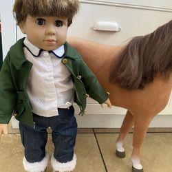 AMERICAN GIRL DOLL Horse with the doll