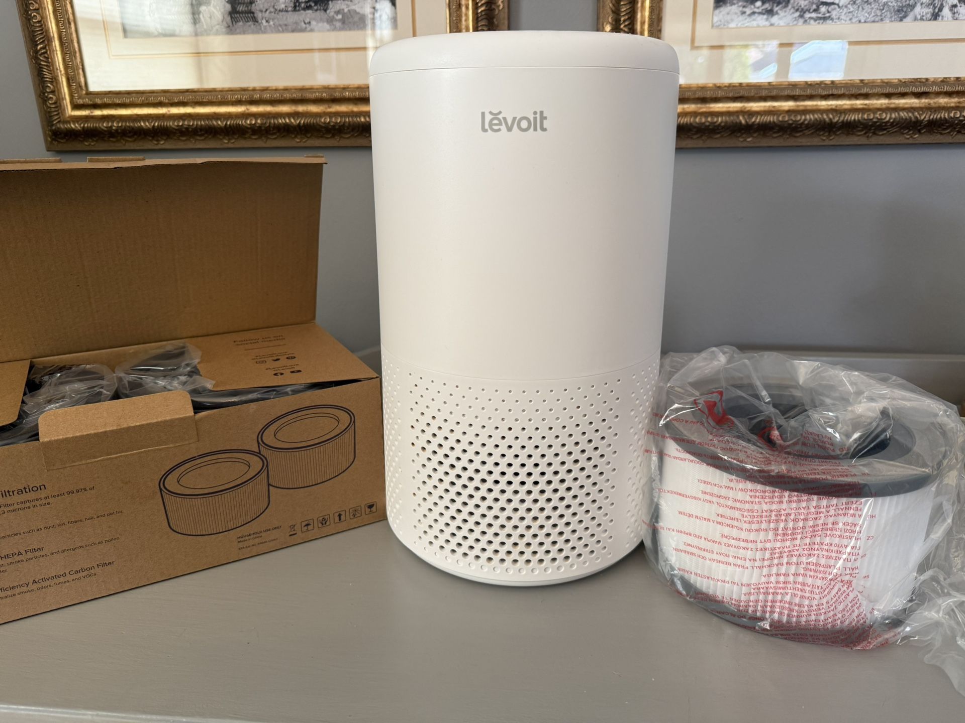 HEPA Air Purifier & 3 New HEPA Filters