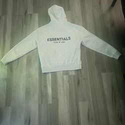 Essentials hoodie light color size medium