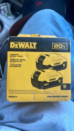 2 DeWalt 20 v batteries brand new