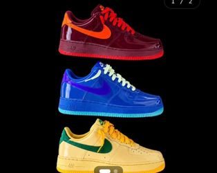 Nike Air Force 1 Low Patent Leather Sneakers