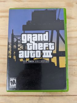 Grand Theft Auto III 3 (2003) Xbox 1 original