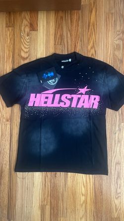 Black and Pink Rhinestone Shirt