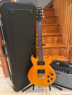 Ibanez Gio Guitar w/ Hardshell Case, Fender Amp