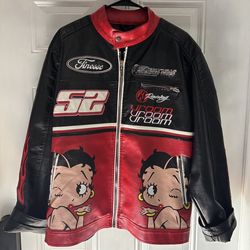 ✅Headgear Brand Betty Boop Themed Racing Jacket (NEW