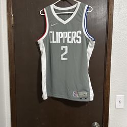 Nike Los Angeles LA Clippers #2 Kawhi Leonard Gray Jersey