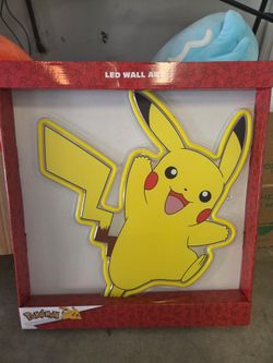 Pokémon TCG Pikachu neon sign