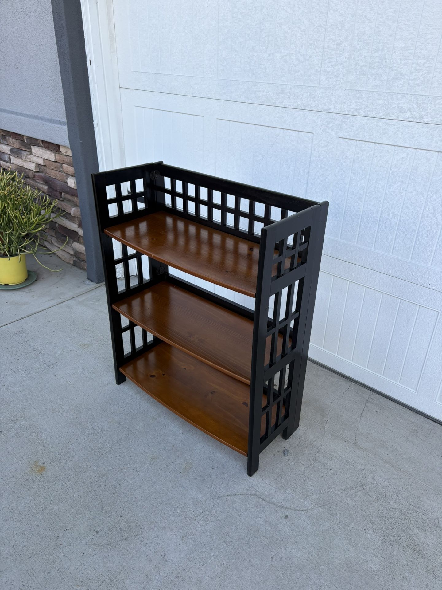 Pier 1 Imports Three Tier Collapsible Bookshelf