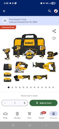 Dewalt 9 Tool COMBO KIT