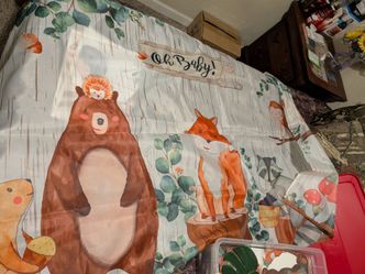 Woodland Animals baby shower bundle