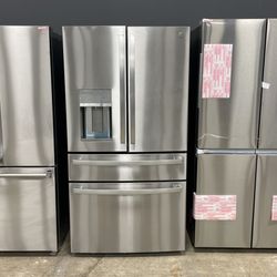 GE Profile Four Door French Door Refrigerator QPMH