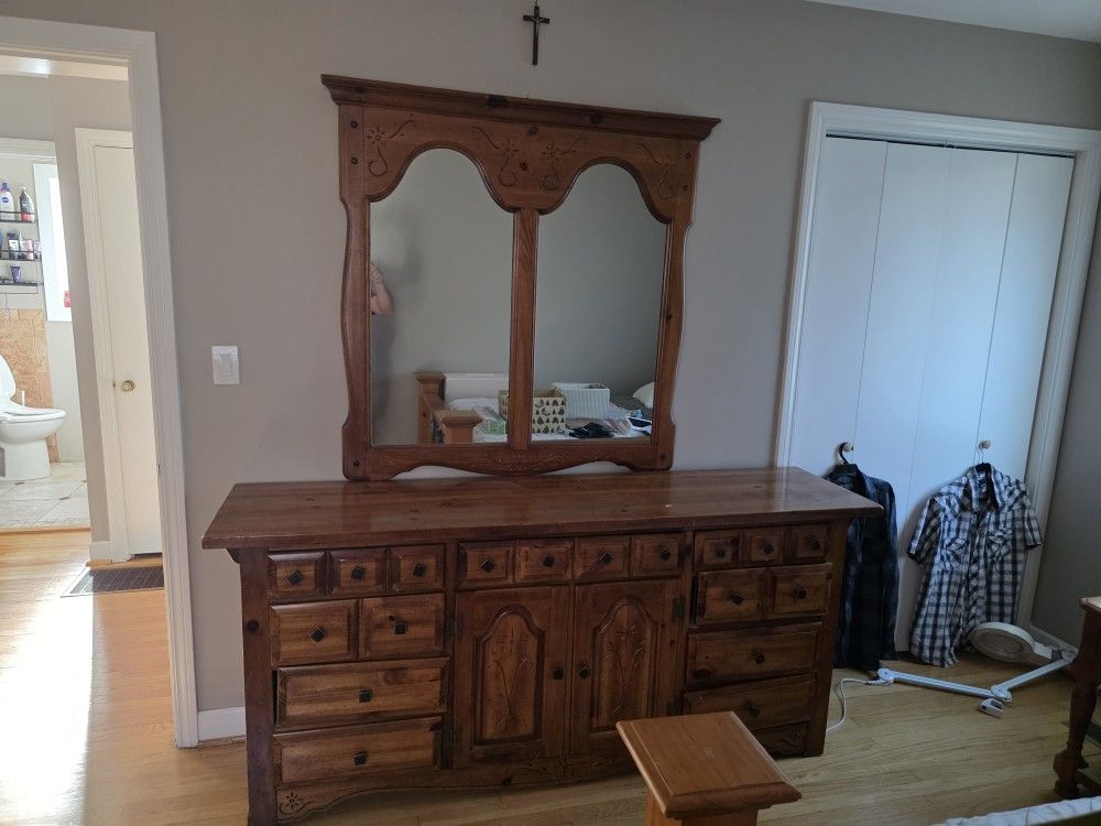 Dresser And Mirror 