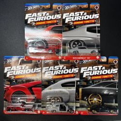 Hot Wheels Fast and Furious Dominic Toretto Garage Cars