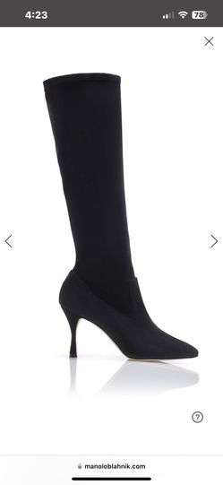 *Elegant Holiday* Manolo blahnik knee boots