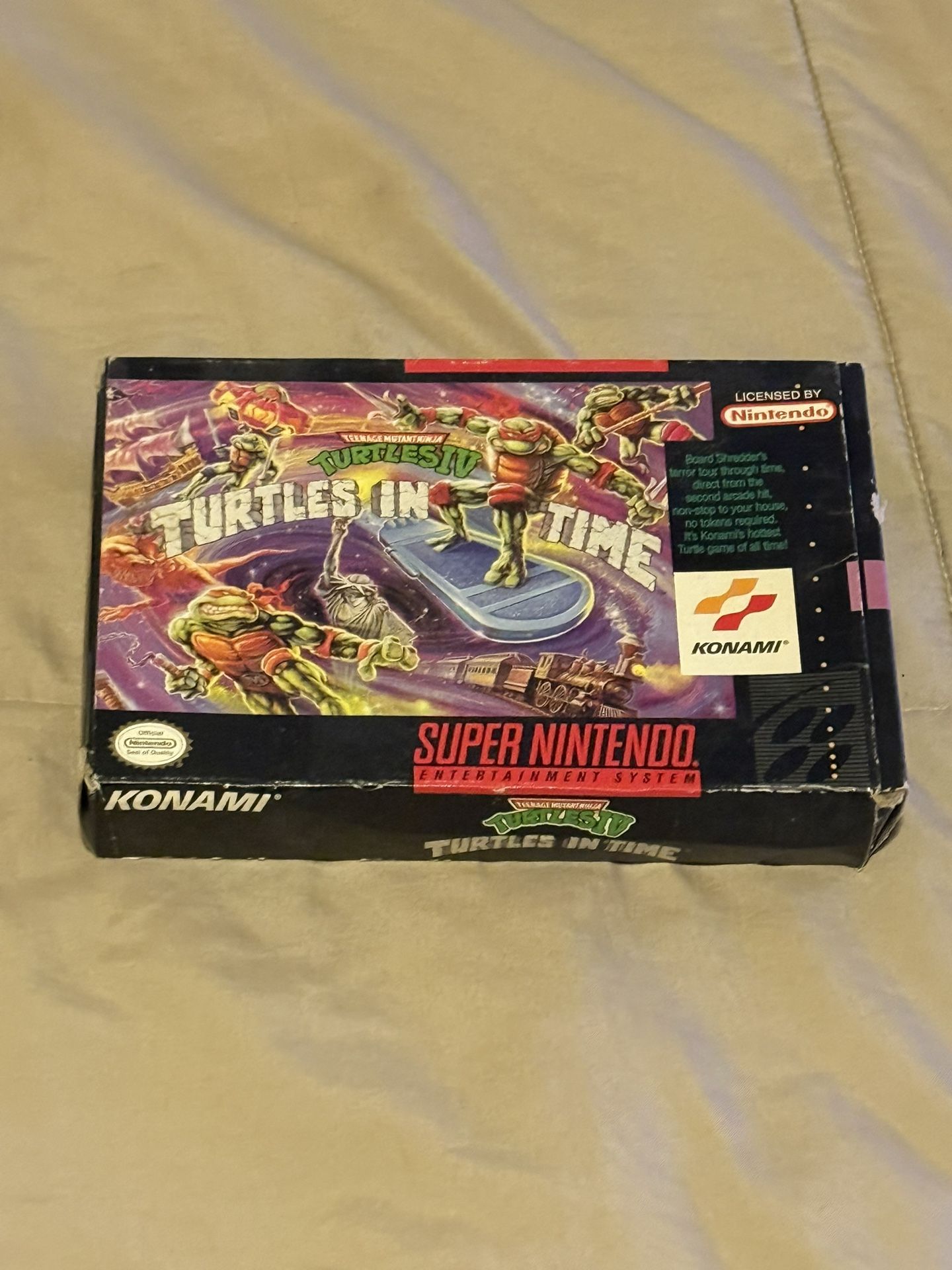 Teenage Mutant Ninja Turtles IV Turtles In Time SNES