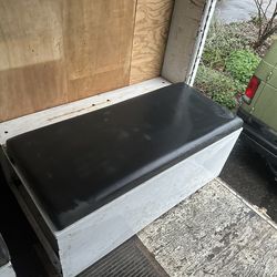 Metal Seat and Underneath Storage