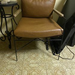 Like New (never Used) Leather Chair 