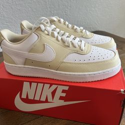 Nikes  9 1/2 M khaki color