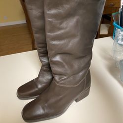 Naturalizer Brown Leather Boots 6.5