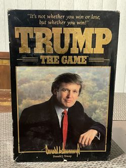 TRUMP The Game 1989 VTG Board Game DONALD TRUMP Milton Bradley Rare COMPLETE