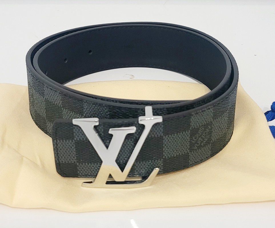 Black  Leather Men's Women's Belt Gift