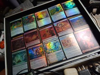 Holo magic the gathering cards
