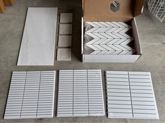 Miscellaneous white tile