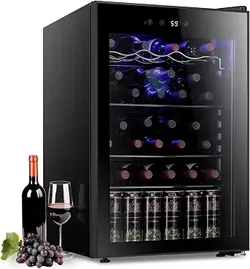 Antarctic Star 36 Bottle Wine Cooler Beverage Refrigerator