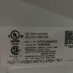 GE Fridge Top Freezer 