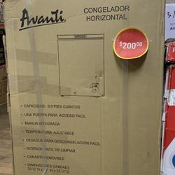 Avanti - Freestanding Chest Freezer 