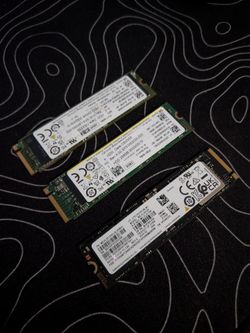 M.2 SSDs 256 and 512 GB