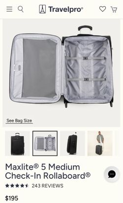 Blue Travelpro Carry-Check Luggage Set