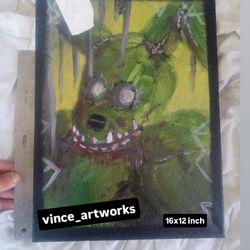FNAF: SpringTrap 16x12 Inch Painting 