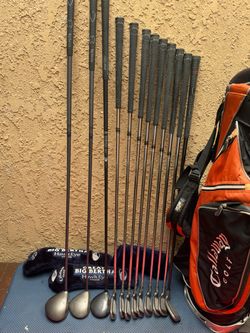 Callaway golf club for man right hand with Callaway golf bag