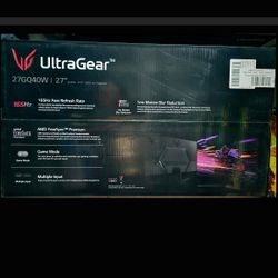 LG UltraGear 27 inch Widescreen FHD Monitor - 27GQ40W-B