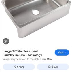 FARMHOUSE SINK STAINLESS  STEEL 