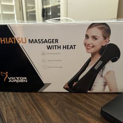 BRAND NEW IN BOX - NEVER USED VICTOR JURGEN SHIATSU MASSAGER WITH HEAT