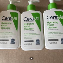 CeraVe Hydrating Facial Cleanser X3