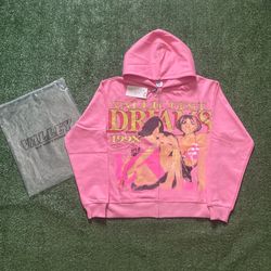 Women's Pink Valley Forever Dreams Zip up hoodie