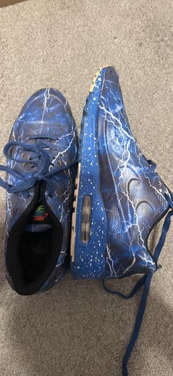 Nike air max bleu lighting version