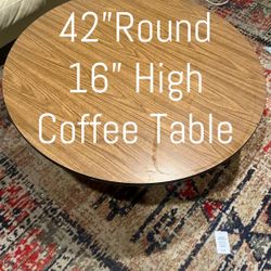 Round Formica Coffee Table