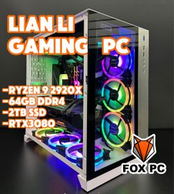 🌀LIAN LI GAMING PC🌀| RTX 3080 | RYZEN 9 5950X | 64GB DDR4 | 2TB SSD | WINDOWS 11 | DESKTOP | PC |