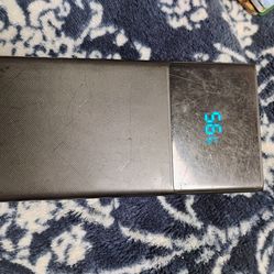 Dual portable wireless phone charger android and iPhone connector