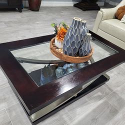 Table Set And Fireplace 