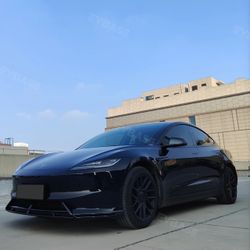 Tesla Model 3 Highland Front Bumper Lip Mecha Style Splitter 
