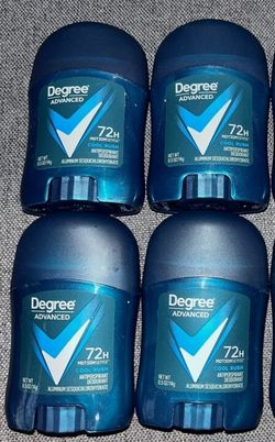 New Lot of 4 Degree Advance Cool Rush Antiperspirant Deodorant Travel Size Mens