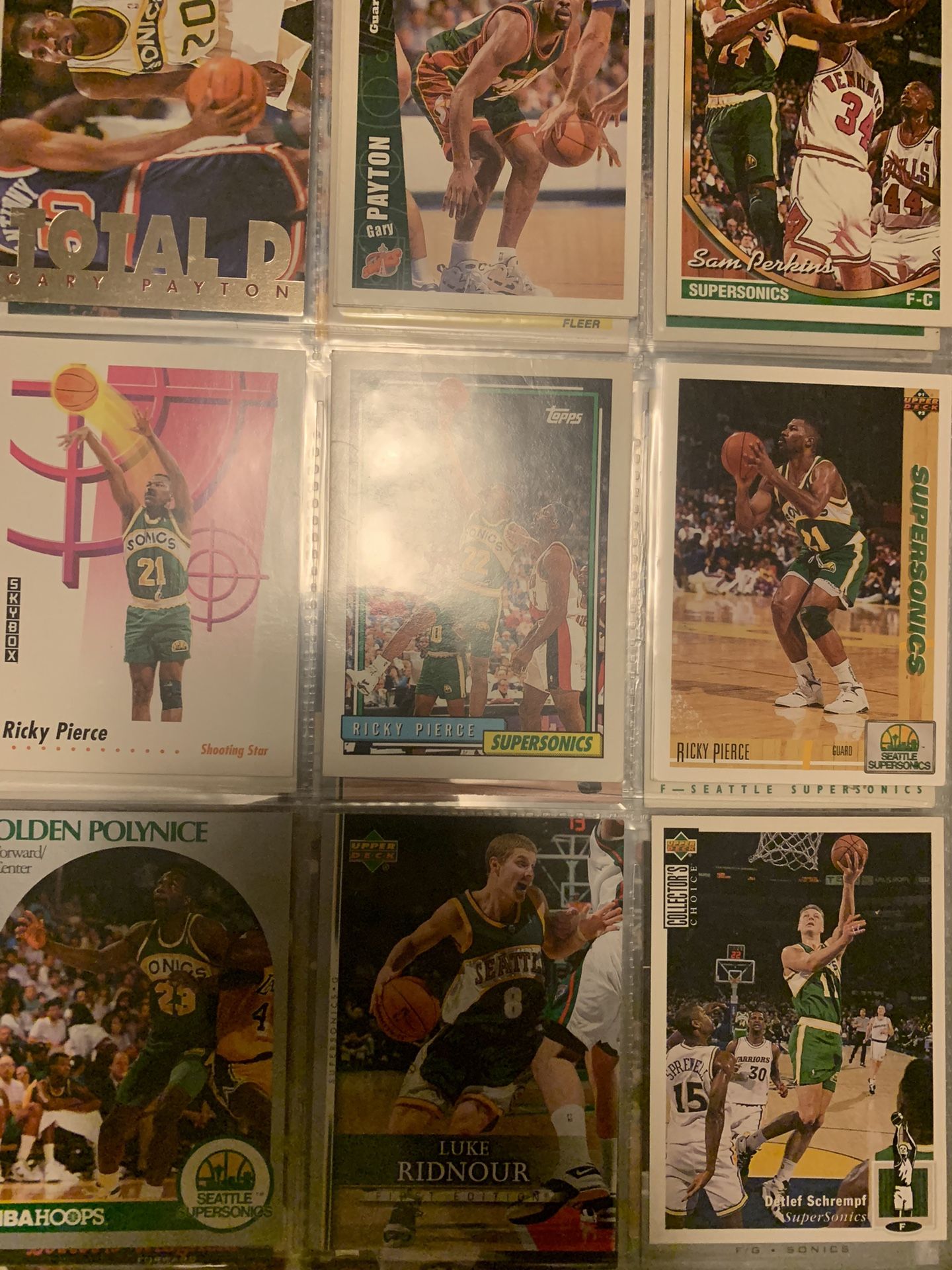 Seattle SuperSonics Cards