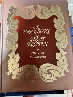Vintage Vincent price cookbook