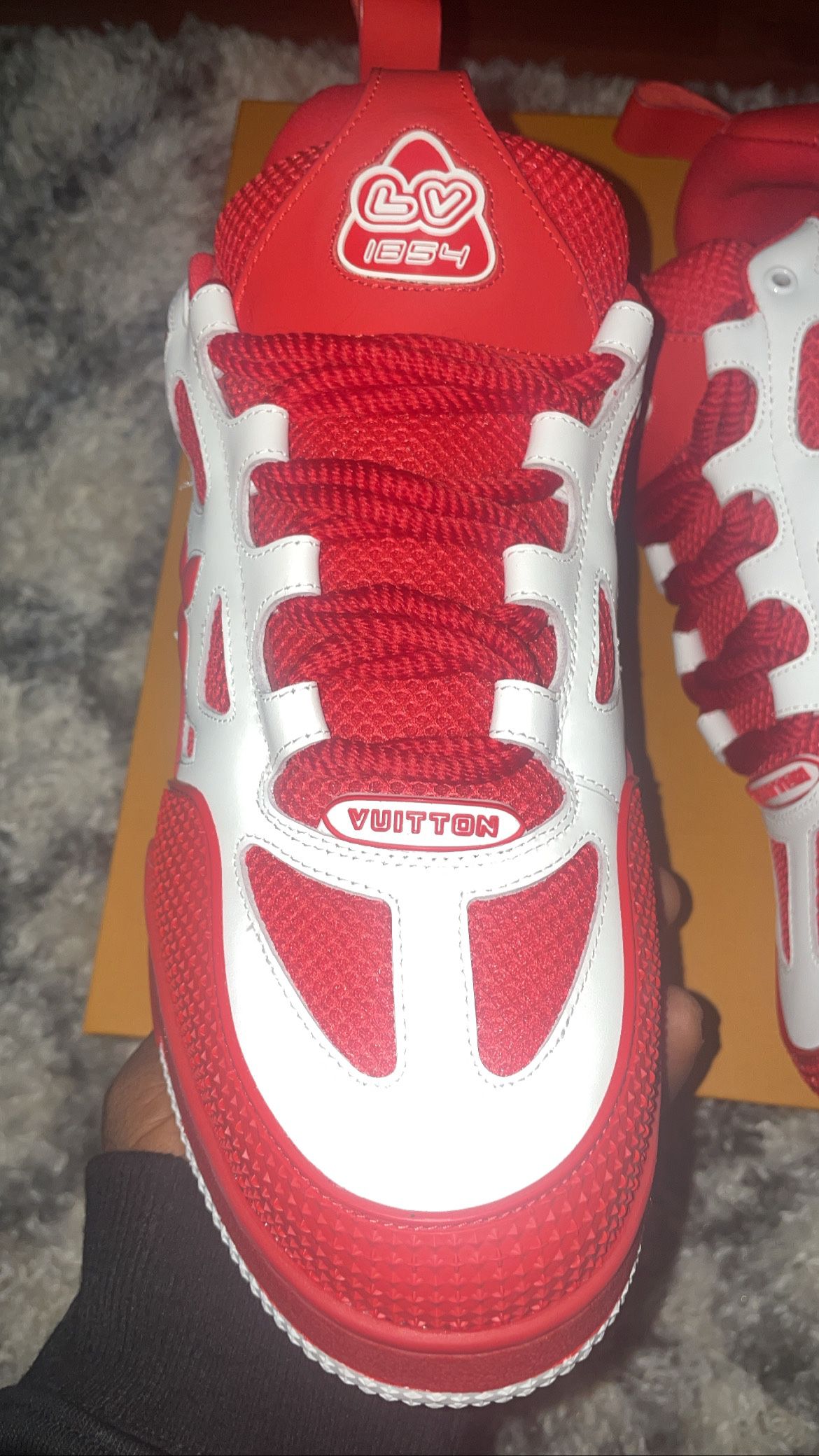 Louis Vuitton LV Skate Sneaker Red White for Sale in New York, NY